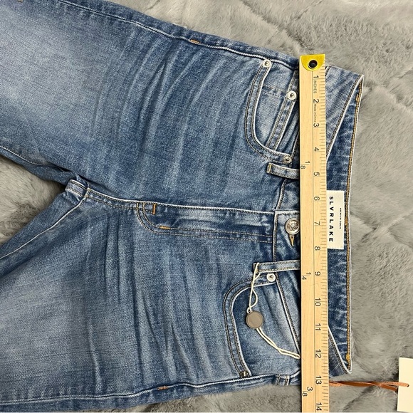 SLVRLAKE Straight Leg Jeans Size 24 Made In USA NWT Minimalist Quiet Luxury - Picture 10 of 13